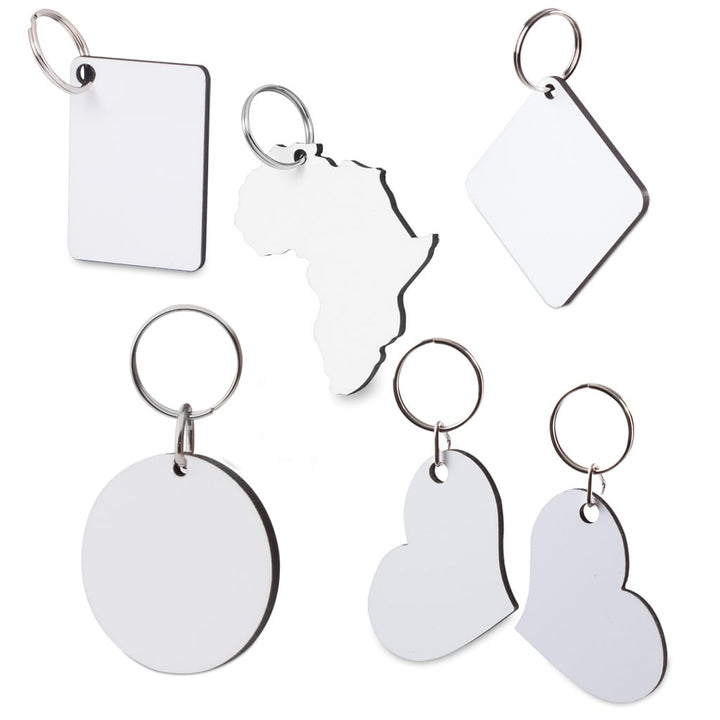 Hardboard Keyrings - product view 1