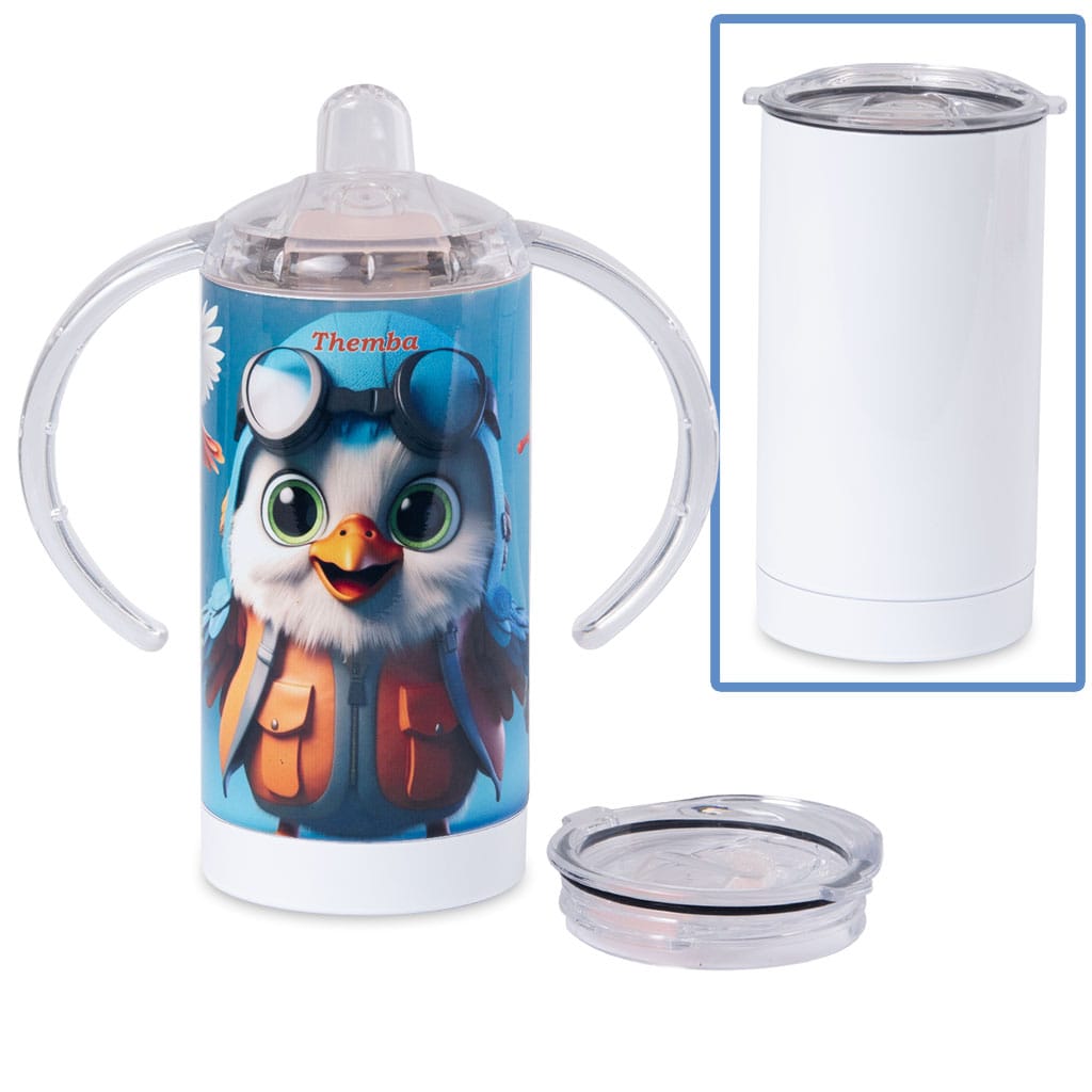 Mug 12oz Kids Slim Sippy Cup - product view 2