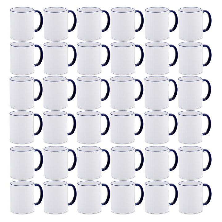 Two Tone Rim & Handle Mugs - product view 4