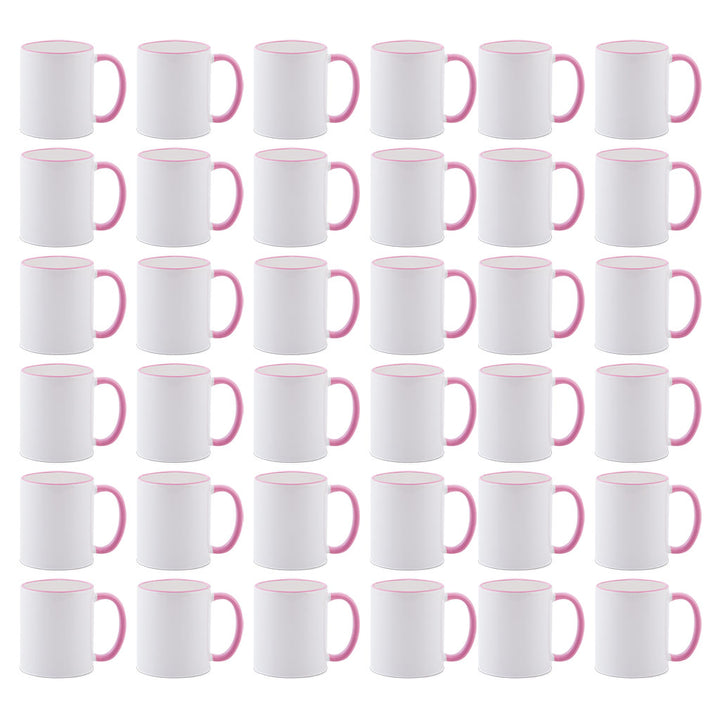 Two Tone Rim & Handle Mugs - product view 5