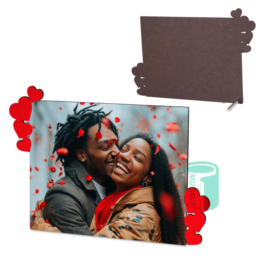 Hardboard Heart Photoframes - product view 2