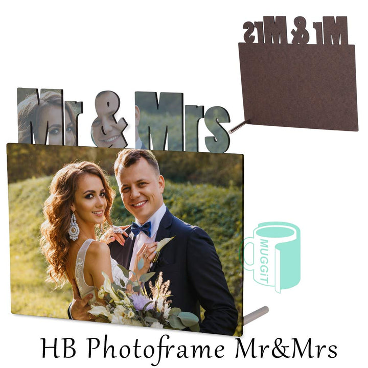 Hardboard Photoframe Mr&Mrs - product view 2