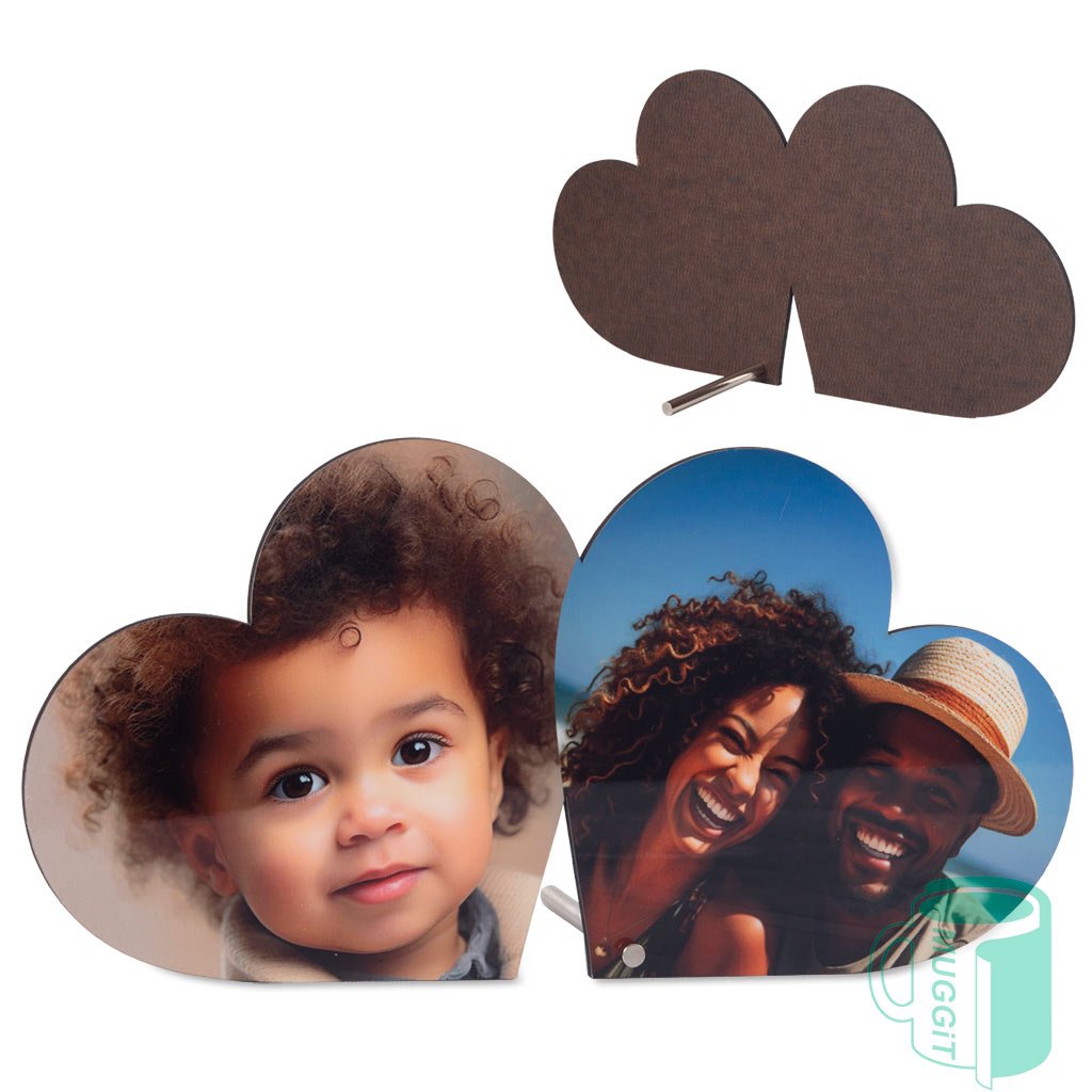 Hardboard Heart Photoframes - product view 3