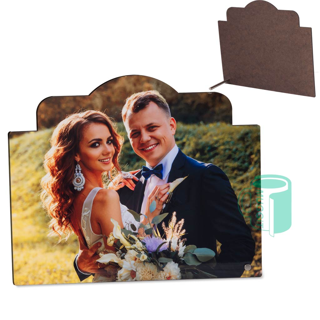 Hardboard Photoframe with Header - product view 2