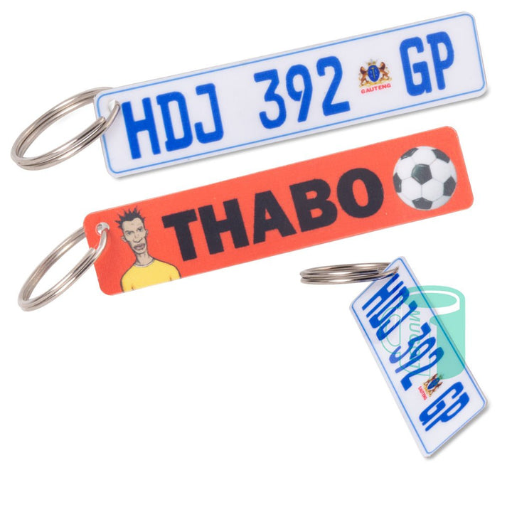 Keyring Sublimer Thin Rectangular - Pack of 5 - product view 2