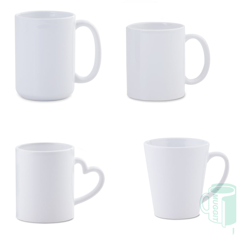 Blank Sublimation White Mugs - product view 1