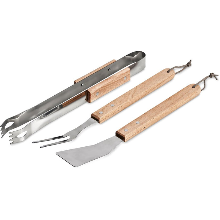 Altitude Palma Bamboo 3-Piece Braai Set-Outdoor Items-corporate gift ideas for employees-branded corporate gifts | corporate gifts south africa | Just Brand