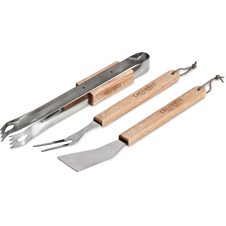 Altitude Palma Bamboo 3-Piece Braai Set-Outdoor Items-corporate gift ideas for employees-branded corporate gifts | corporate gifts south africa | Just Brand