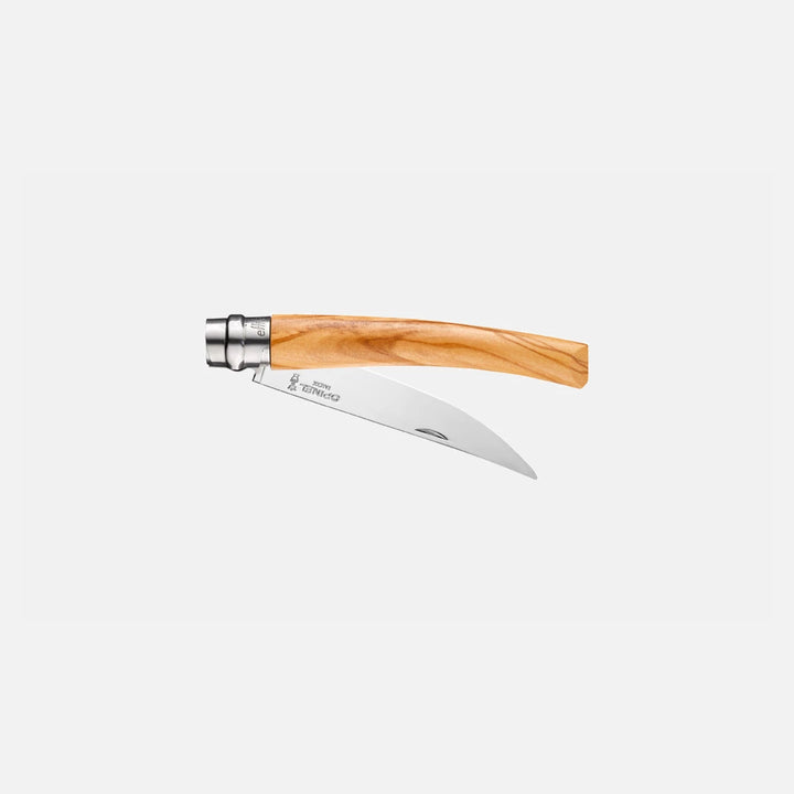 Opinel No 10 Les Effile Slim – Olive / Mirror Blade