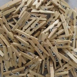 Mini Wooden Pegs