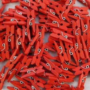 Mini Wooden Pegs
