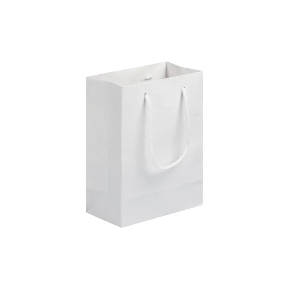 Eco White Carrier Bag