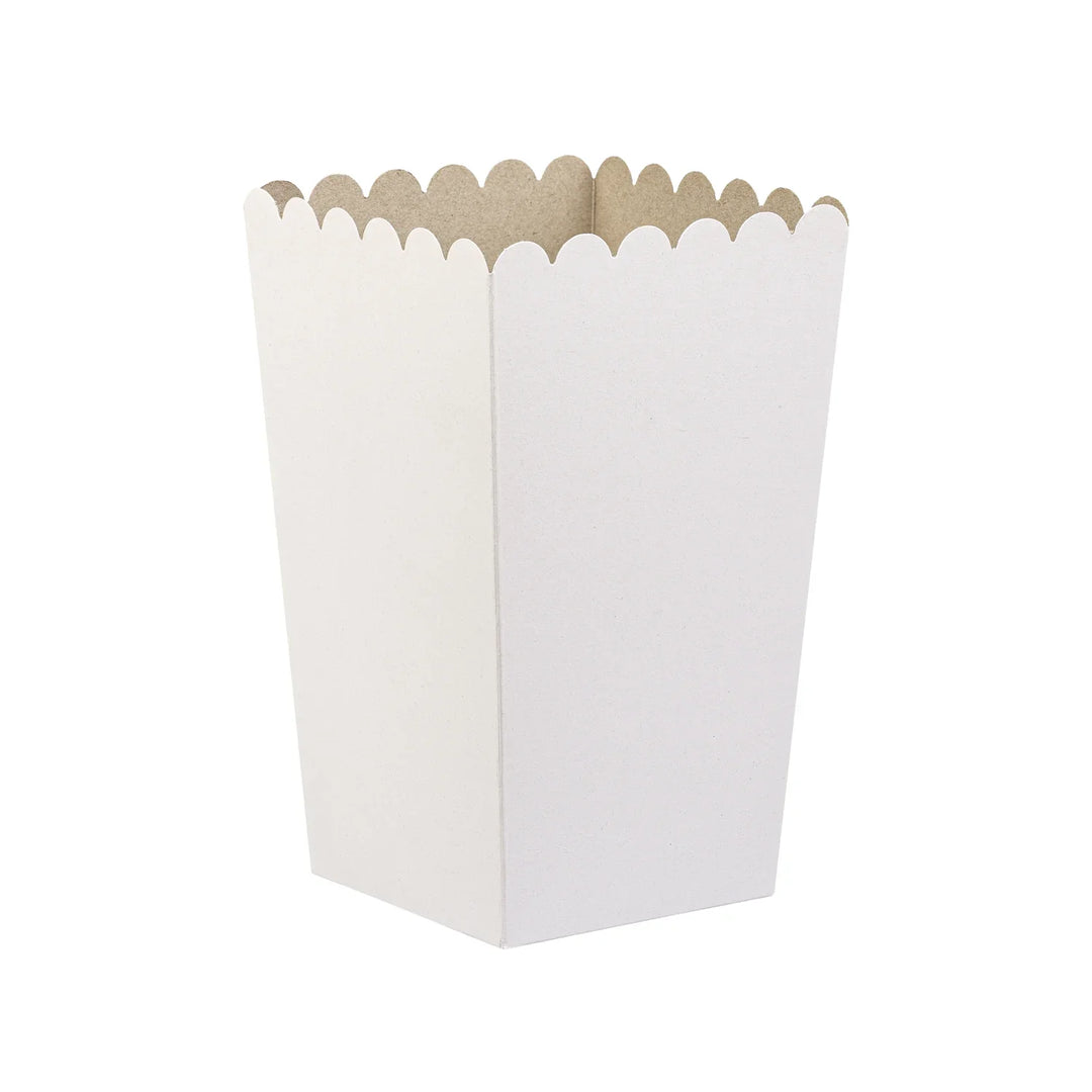 White Medium Popcorn Box