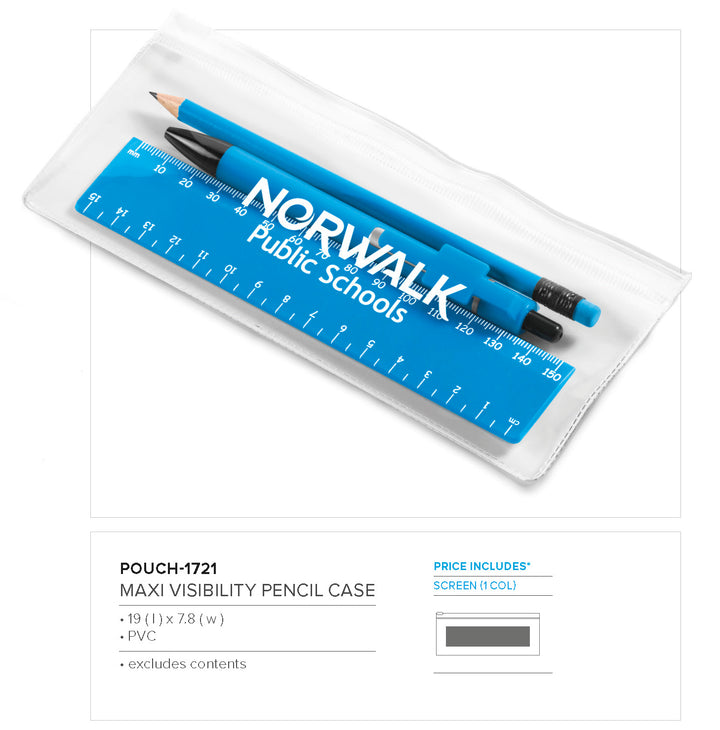 Maxi Visibility Pouch (Excludes Contents)-Pouches-corporate gift ideas for employees-branded corporate gifts | corporate gifts south africa | Just Brand