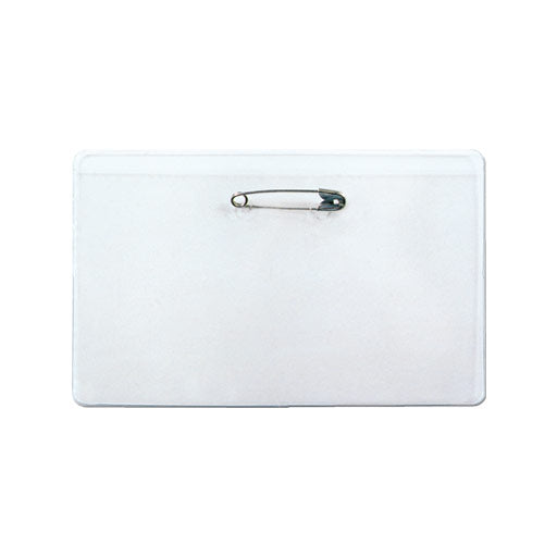 Pin-Back PVC Name Badge Holders – Pack of 100