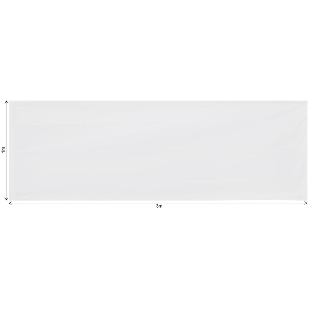 Ovation Sublimated Gazebo 4.5m X 3m - Short Side Half-Wall  (Excludes Hardware)