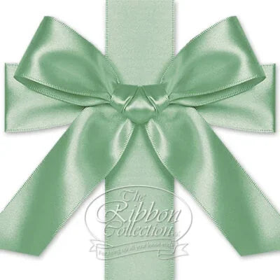 Satin Ribbon Roll Sage