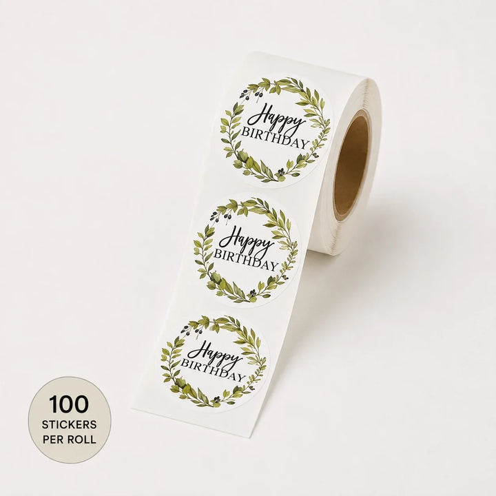 Birthday Wreath Stickers