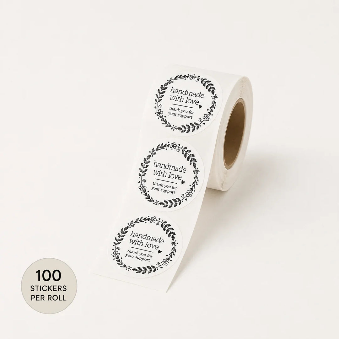 Handmade with Love Stickers