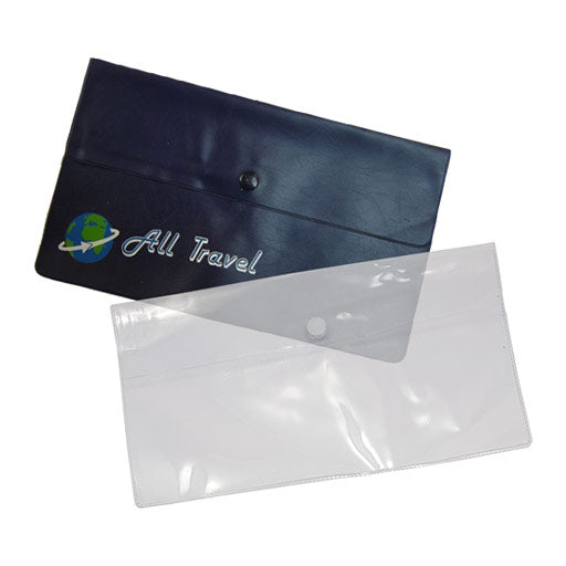 Clear PVC Travel Wallets – Pack of 100