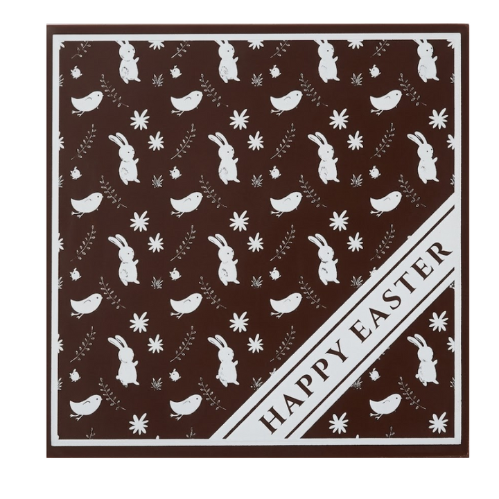 Craphic Chocolate Squares In Handmade Box ( 50mm x 50mm x 6mm )