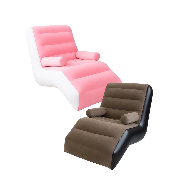 INFLATABLE FOLDING LAZY CHAISE LOUNGES LOUNGER SOFA