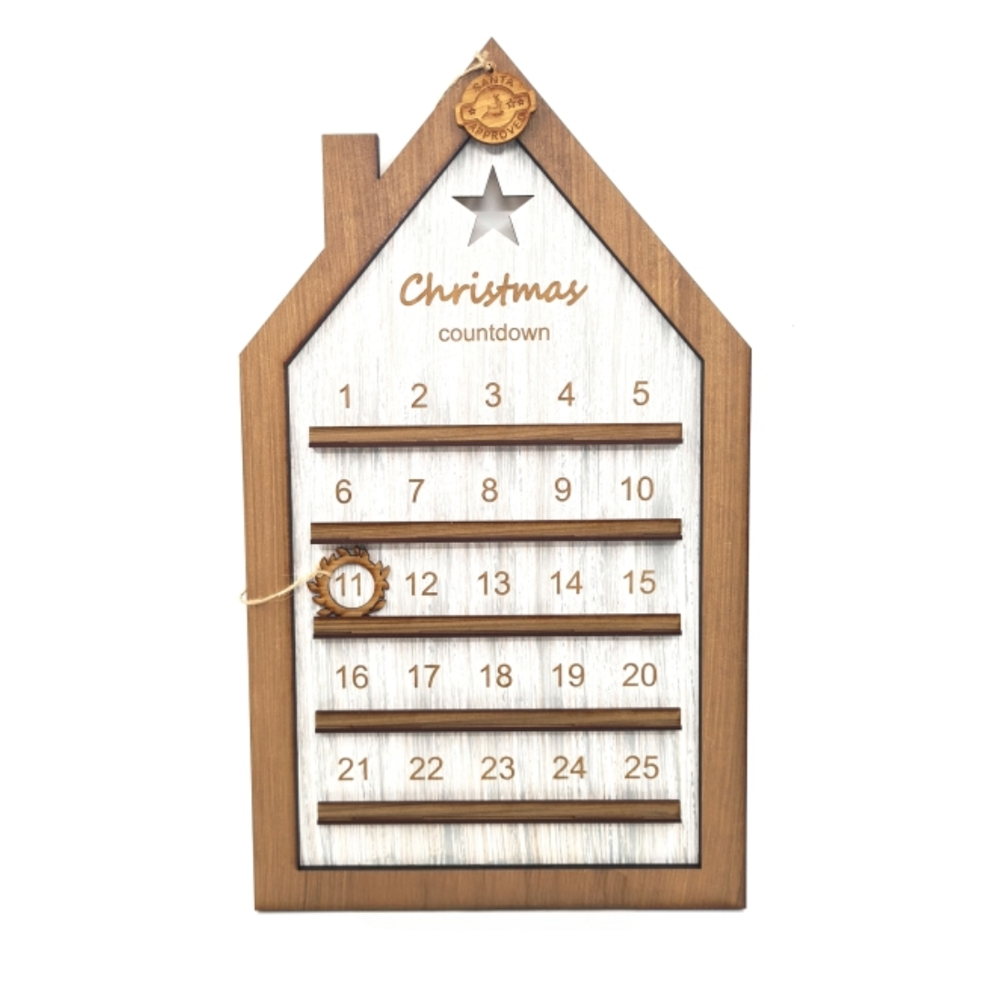 Christmas Countdown House Large