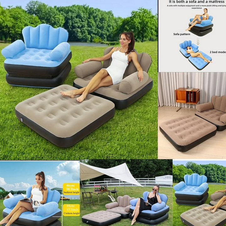 DISPRA INFLATABLE SOFA BED, MULTI-FUNCTIONAL SOFA BED
