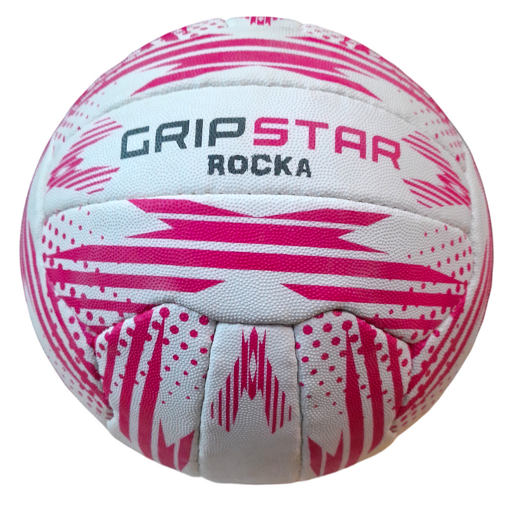 Grip Star Netball Rocka Grip | Hand Stitched | White