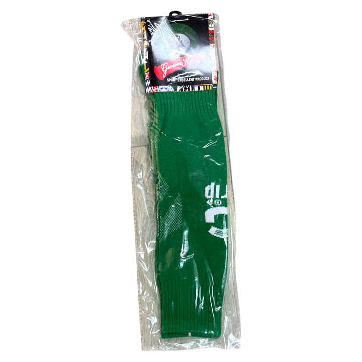 Grip Premium Padded Soccer Socks | Green | Set Of 14