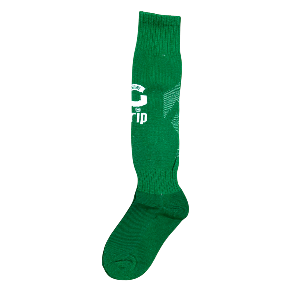 Grip Premium Padded Soccer Socks | Green | Set Of 14
