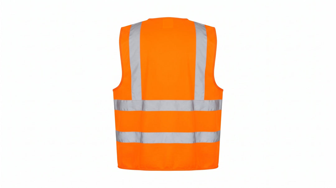 Hi-Vis Orange Safety Vest – High-Visibility Reflective Workwear