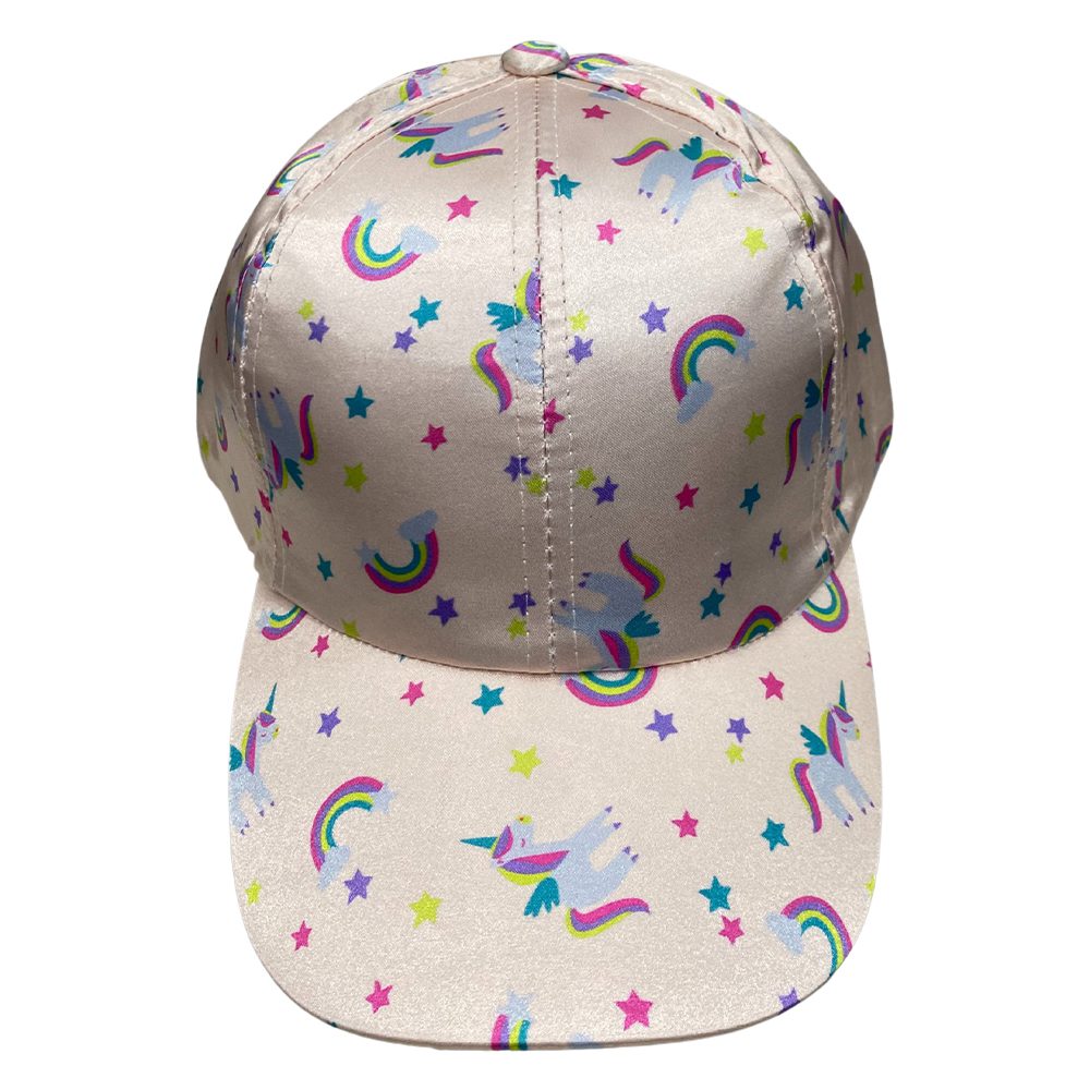 Floral Caps | White Pony Rainbow