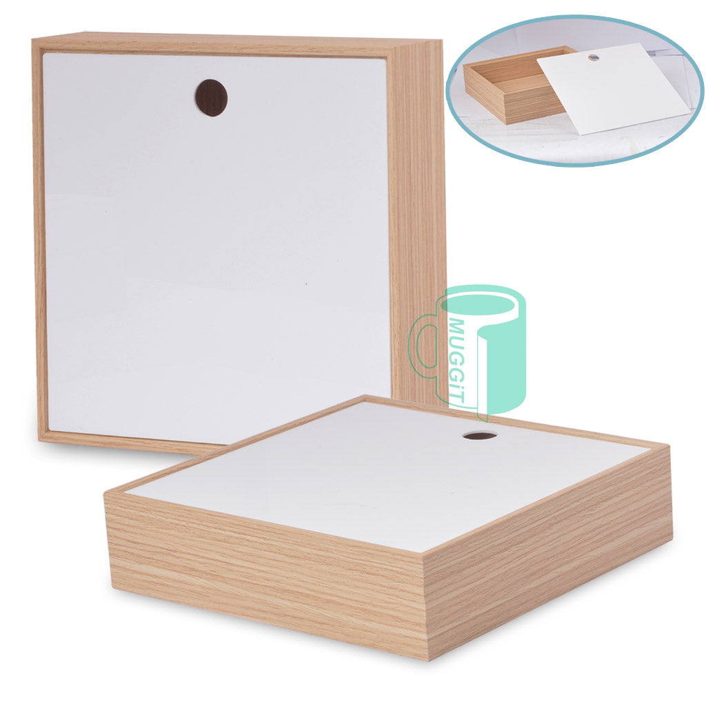 Wood Trinket Box Square - product view 1