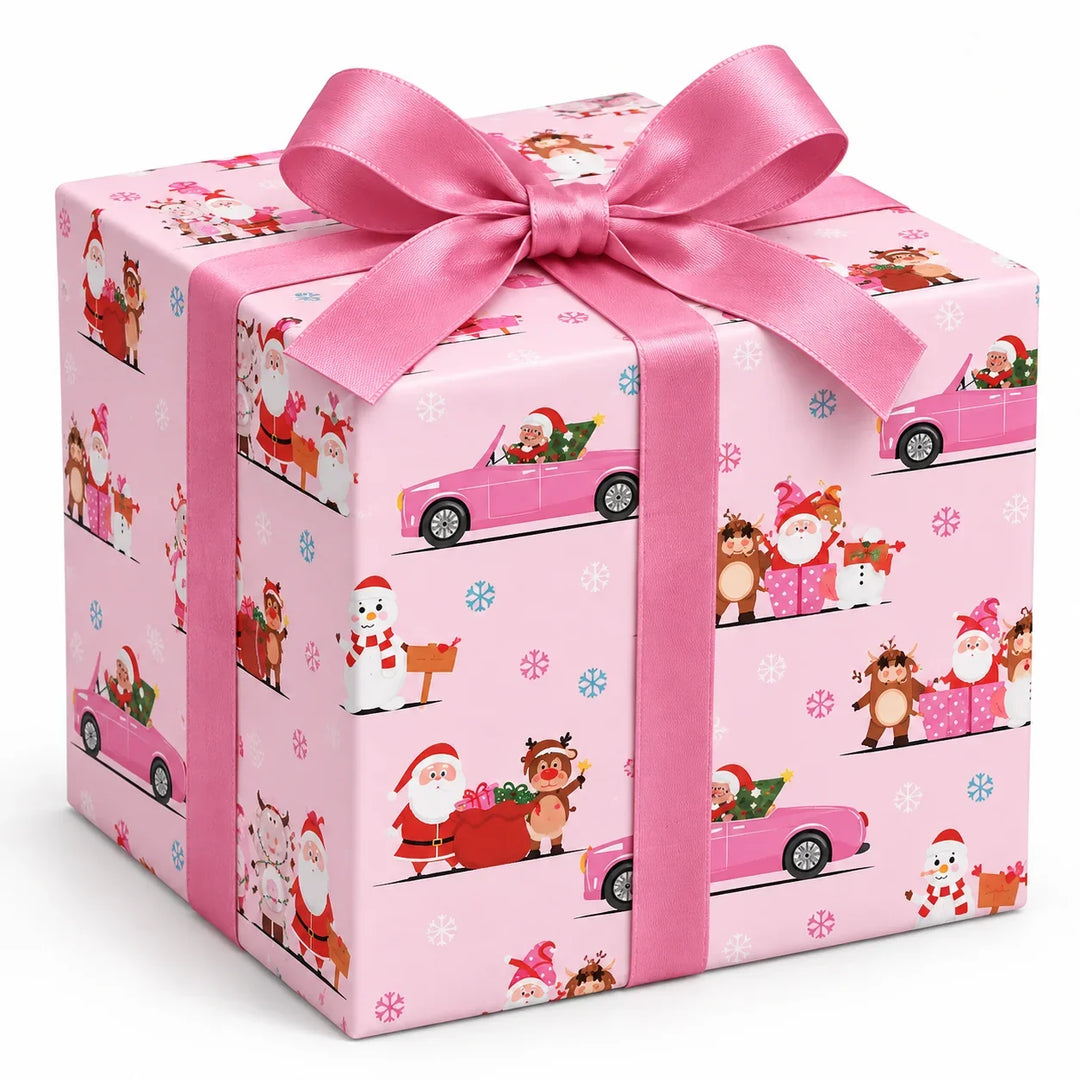 Jolly Santa Christmas Wrap