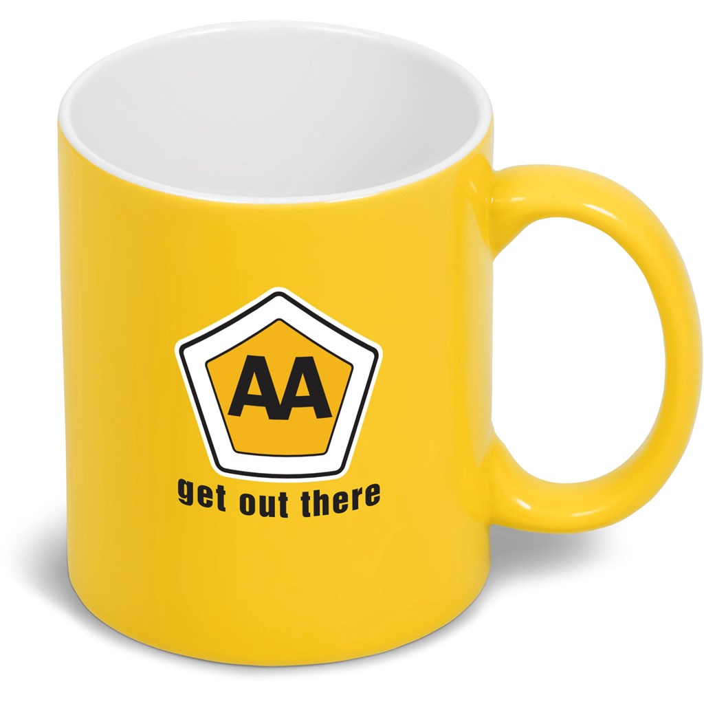 Yellow Ceramic Coffee Mug - 330ml