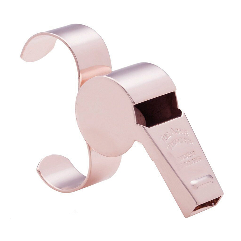 Acme 477/59.5 Thunderer Rose Gold Finger Grip Whistle