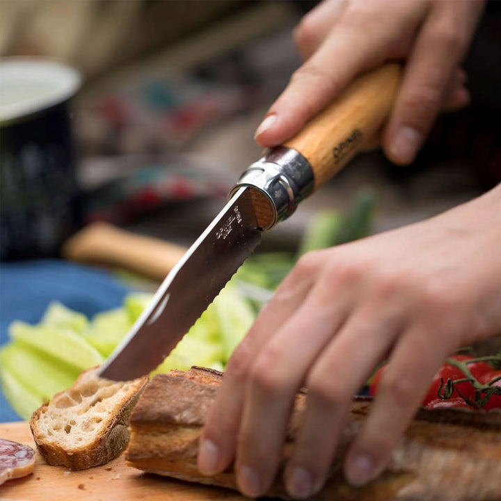 Opinel No 12 Serrated Stainless Steel Knife