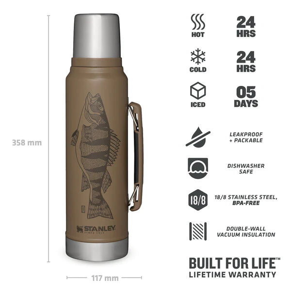 Stanley Legendary Classic Bottle 1.0L / 1.1QT – Fish Peter Perch