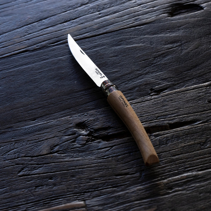 Opinel No 8 Les Effile Slim – Beechwood