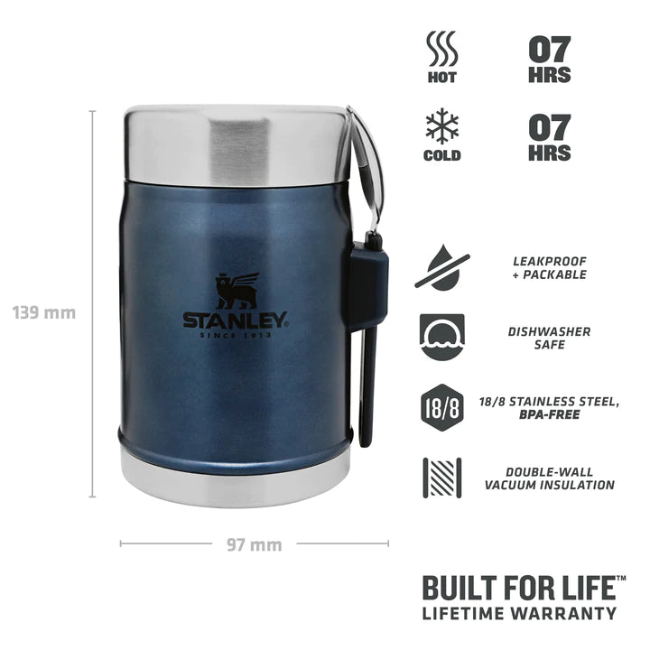 Stanley Legendary Food Jar + Spork 0.4L / 14oz