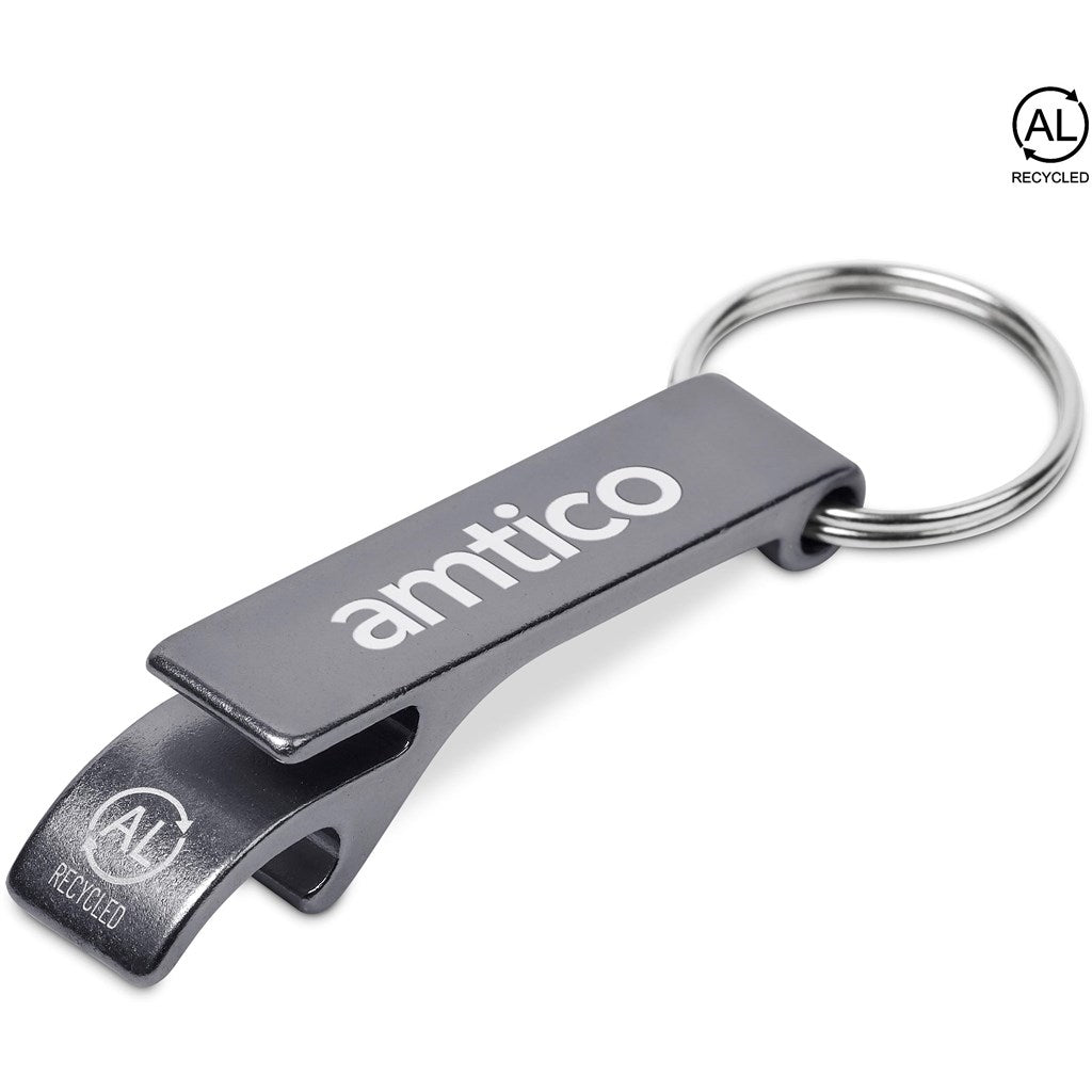 Altitude Cog Recycled Aluminium Bottle Opener Keyholder-Keyholders-corporate gift ideas for employees-branded corporate gifts | corporate gifts south africa | Just Brand