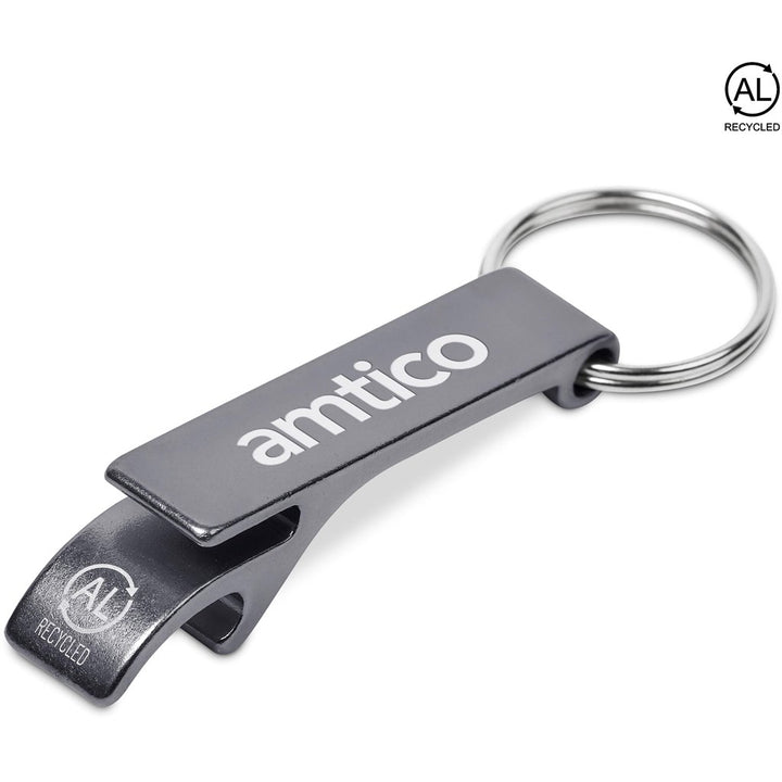 Altitude Cog Recycled Aluminium Bottle Opener Keyholder-Keyholders-corporate gift ideas for employees-branded corporate gifts | corporate gifts south africa | Just Brand