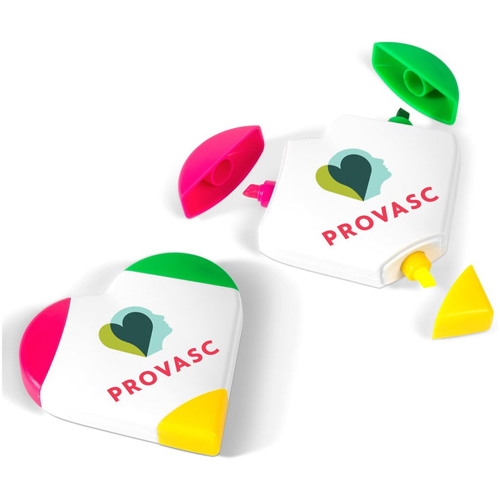 Altitude Heart Highlighter-Stationery-corporate valentines day gifts | valentine's day gifts for employees