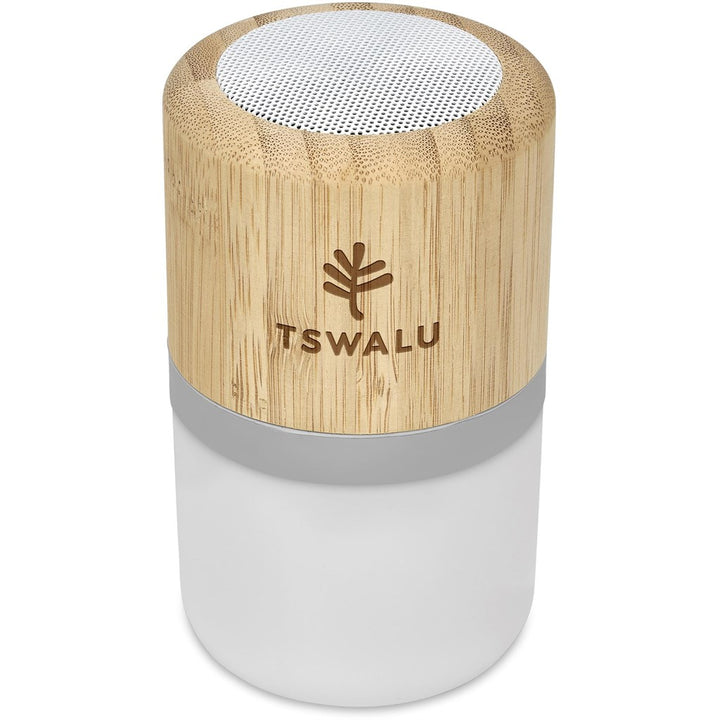 Okiyo Heiwa Bamboo Bluetooth Speaker & Night Light