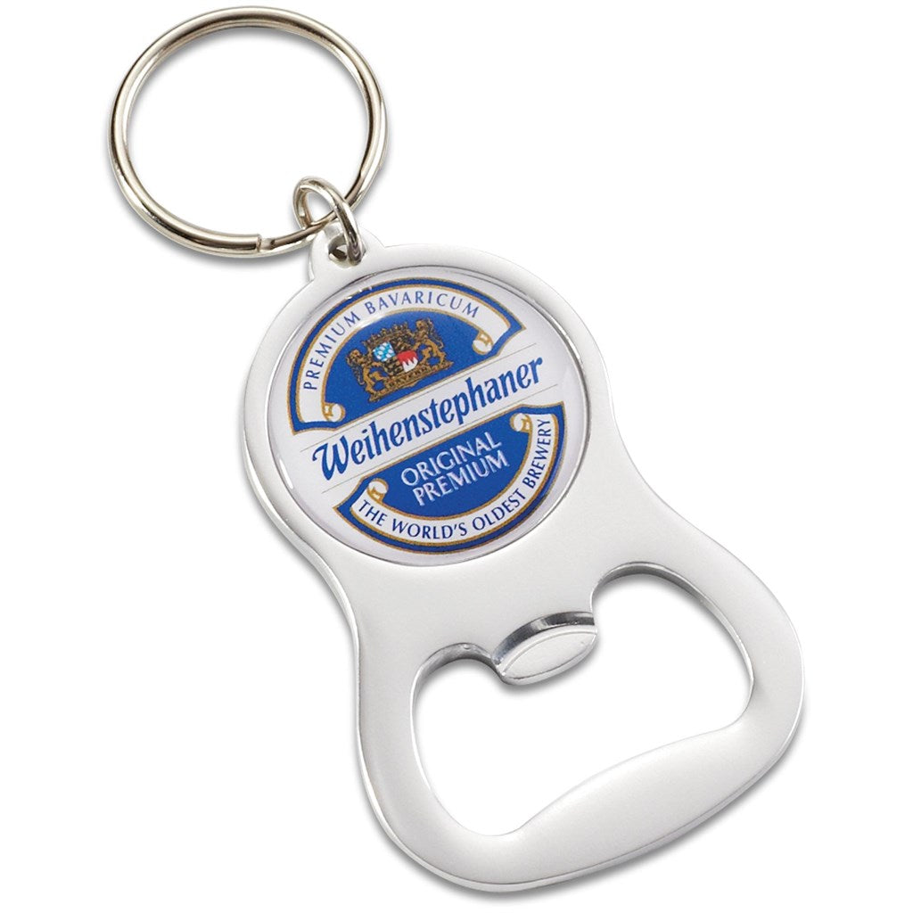Altitude Chevron Dome Bottle Opener Keyholder-Keyholders-corporate gift ideas for employees-branded corporate gifts | corporate gifts south africa | Just Brand