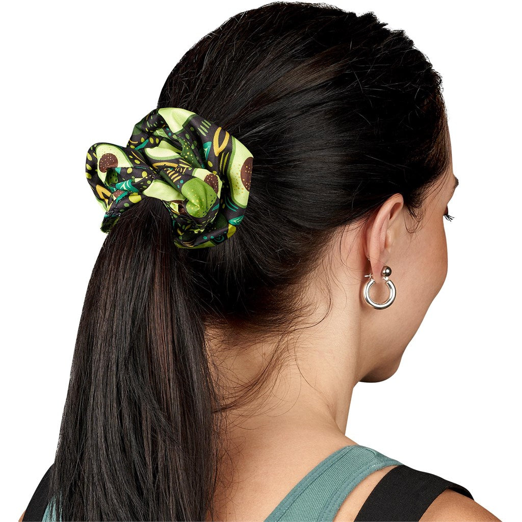 Hoppla Botanic Polyester Hair Scrunchie-Fashion Accessories-corporate gift ideas for employees-branded corporate gifts | corporate gifts south africa | Just Brand