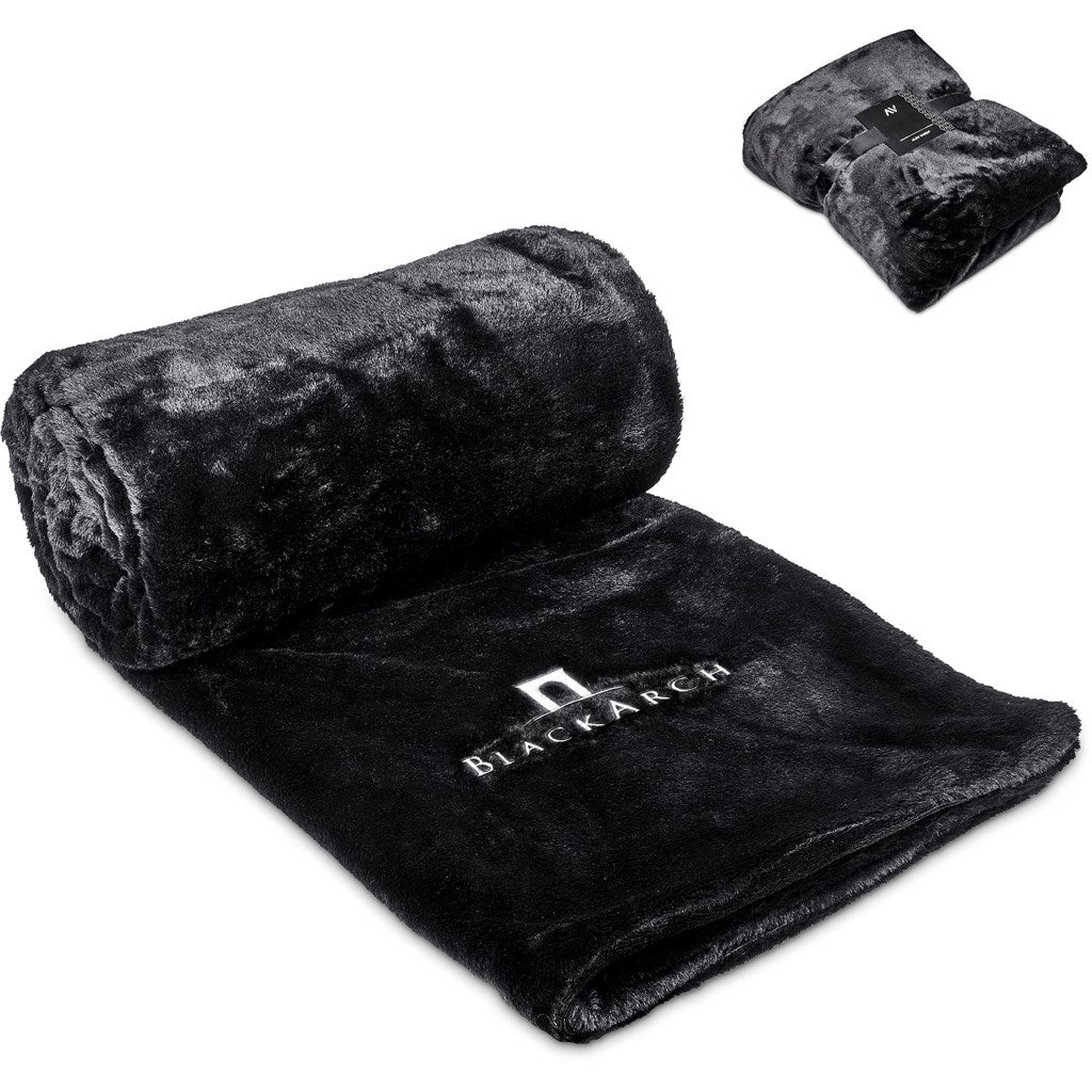 Alex Varga Palazzo Faux Fur Fleece Blanket-Fleece Blankets-corporate gift ideas for employees-branded corporate gifts | corporate gifts south africa | Just Brand