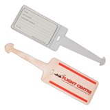Clear Flexible PVC Luggage Tags – Pack of 100