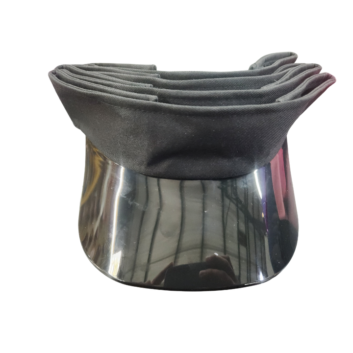 Multi-Layer Stackable Sun Visor Cap with Transparent Smoke Shield